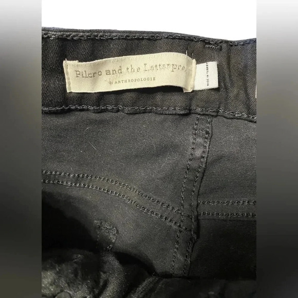 Anthropologie Pilcro and The Letterpress High-Rise Denim Leggings - Picture 6 of 9